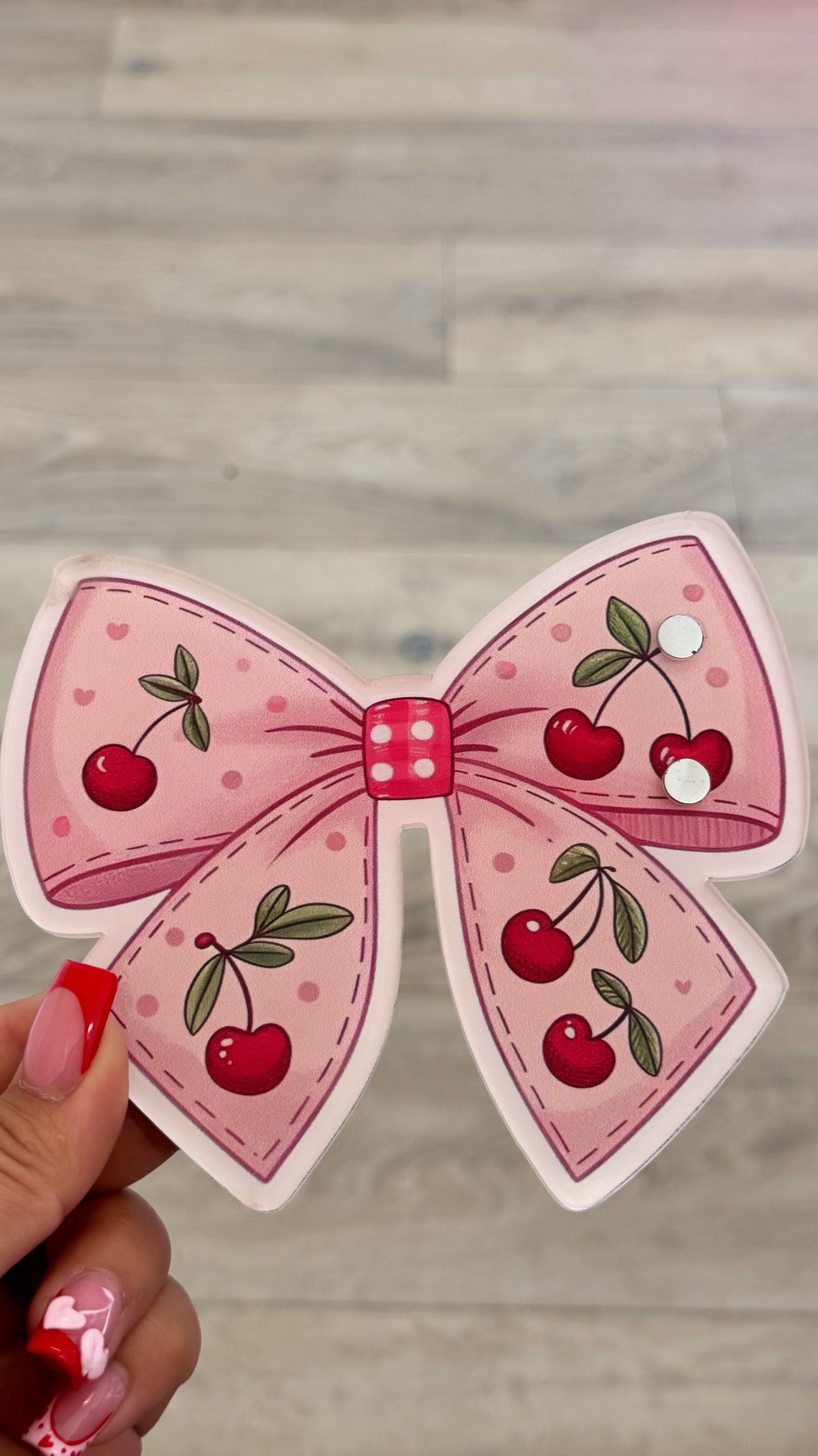Cherry Bow Lash Tile