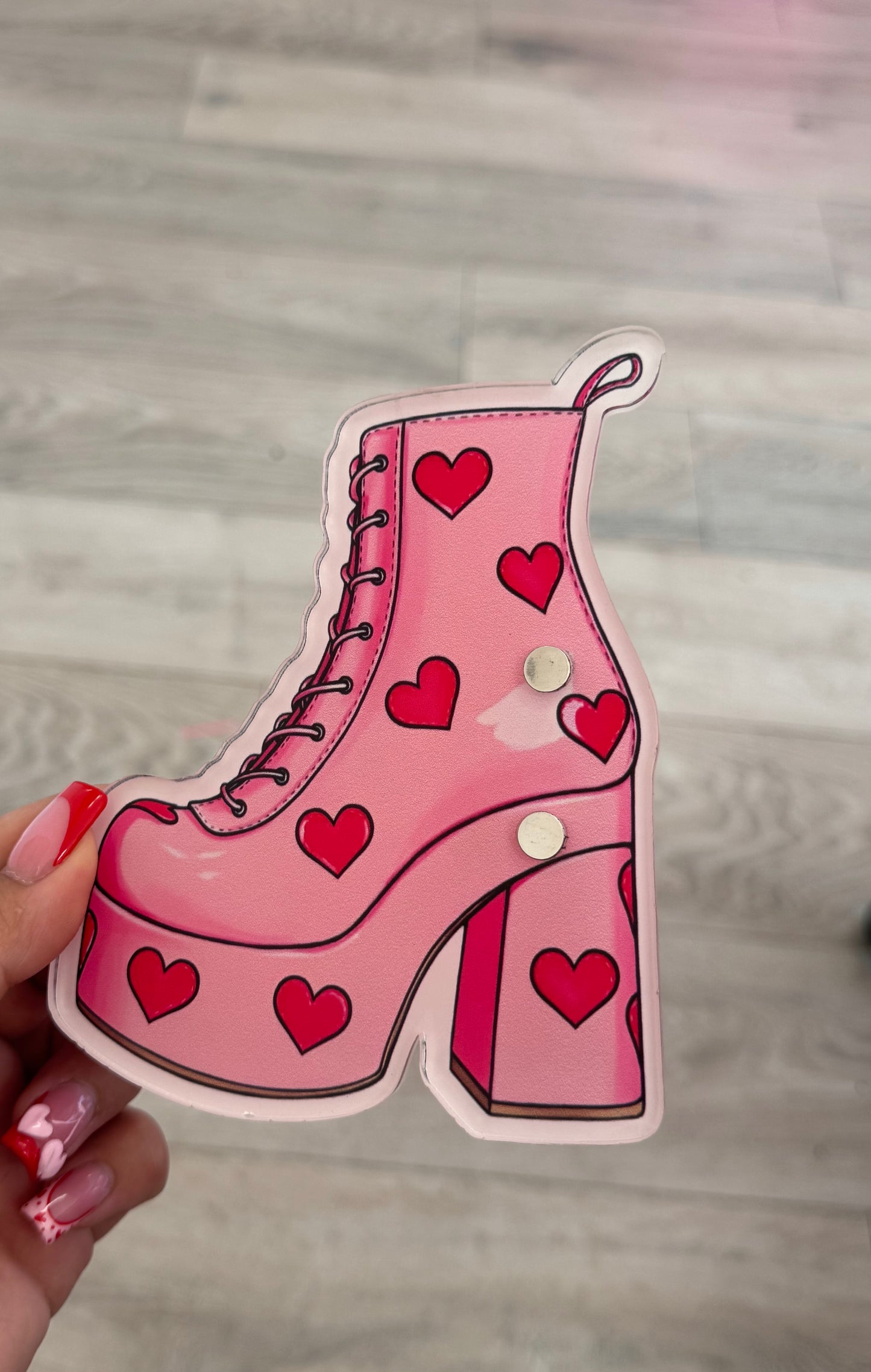 Pink Boot Lash Tile